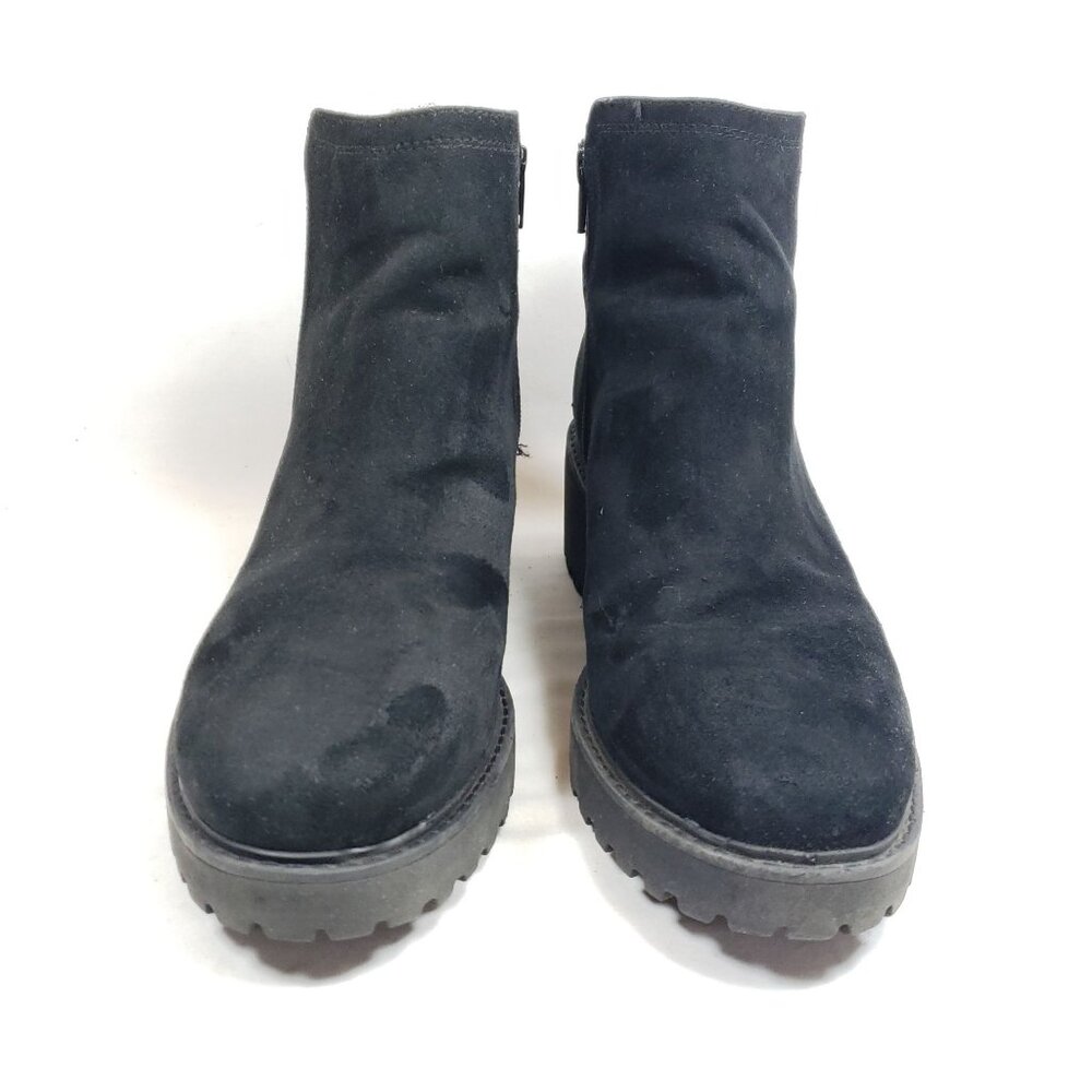 Universal Thread Women's Size 11 Black Faux Suede - Picture 6 of 9